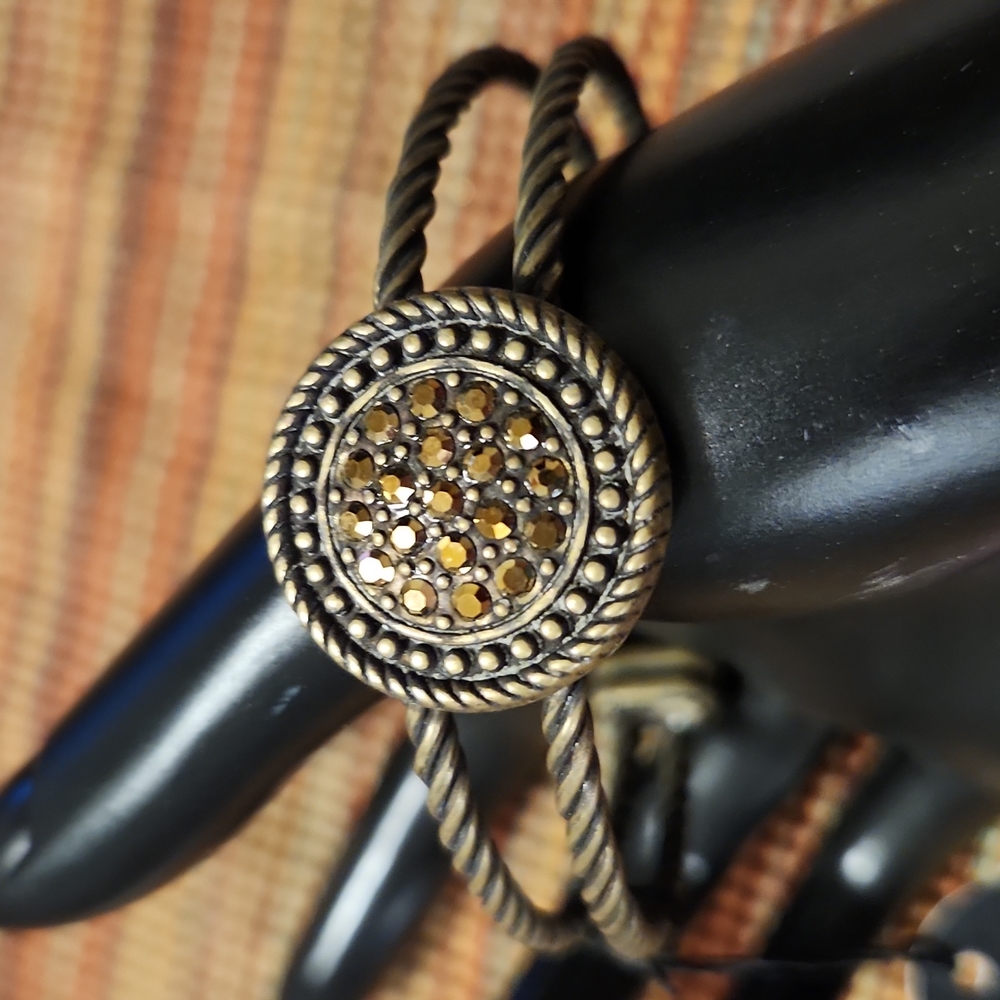 Brass Color Cuff Bracelet